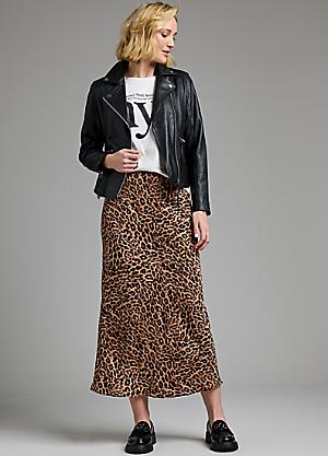 Leopard print skirt size 22 best sale