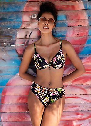 active by LASCANA Tropical Print Racerback Triangle Bikini Top