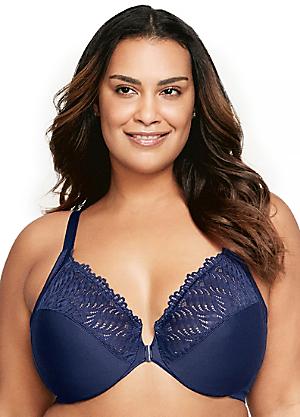 Pretty Polly Geo Lace Underwired Non Padded Balconnet Bra