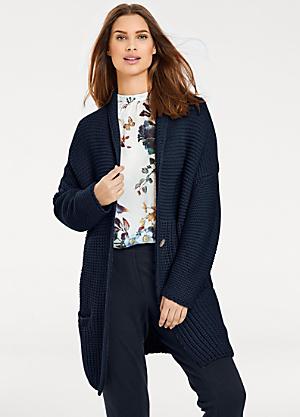 joe browns chunky cable knit hooded cardigan