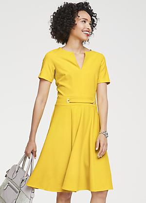 yellow smart dress