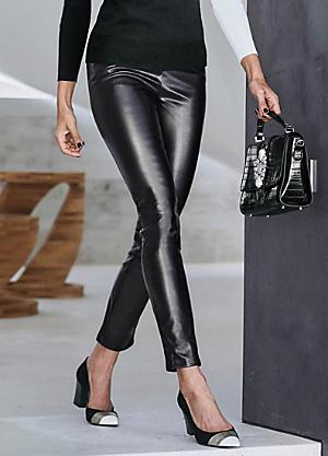 ladies leather trousers size 18