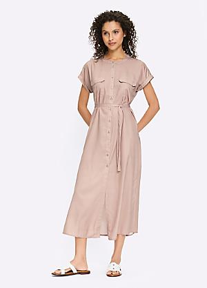 heine ladies dresses Heine Floral Belted Cotton Dress