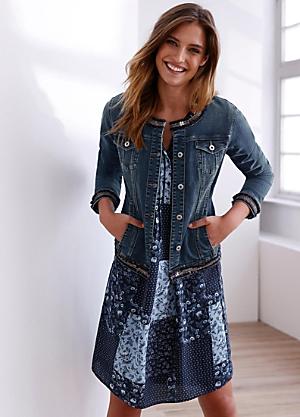 denim jacket size 22