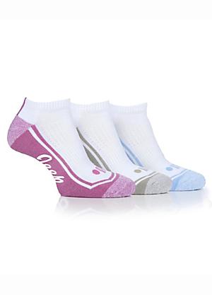 Pack of 8 Trainer Socks by bonprix