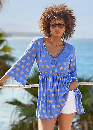 joe brown tunic dress Joe Browns WG730A Emma Embroidered Denim Tunic Dress