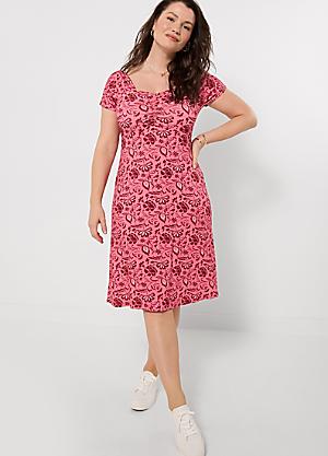 joe browns dresses size 18 Joe Browns gray and black flocked wilderness dress UK 18 USA 14