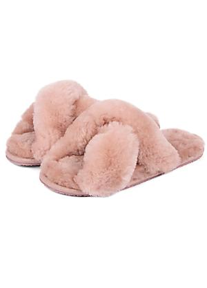 just sheepskin daisy slippers