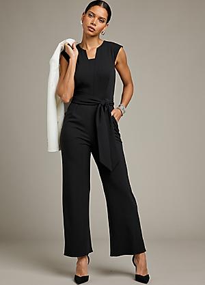 Ladies black jumpsuit size 12 online