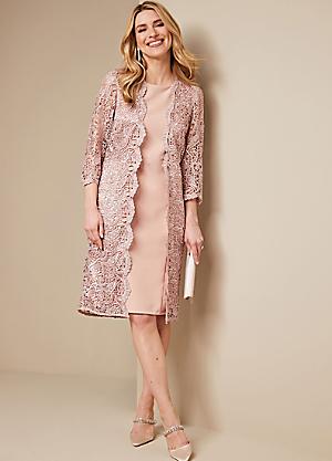 Pink shift dress for wedding best sale