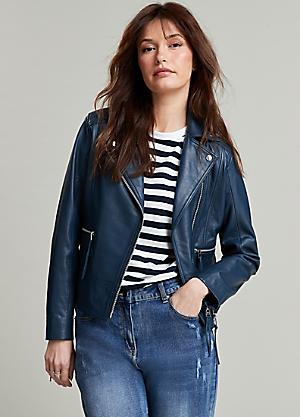 navy blue womans jacket