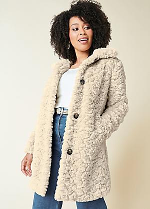 discount 64% WOMEN FASHION Jackets Fur Sfera jacket White L 