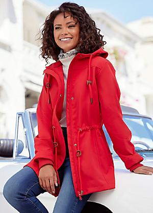 Ladies Red Coats Jackets Scarlet Dark Red Kaleidoscope