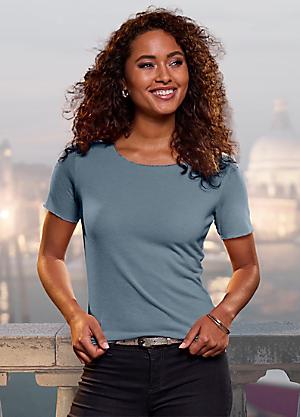 Yihaojia Women's Batwing Long Sleeve T-Shirt - Loose Fit Round Neck Tunic Top, Casual Basic - View #6
