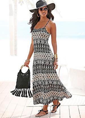 black and white sun dress Shop for & | Dresses | Sale Size:6-7 yrs popular prom dresses Ode Dress in Peony Off shoulder maxi dress offering a flattering fit