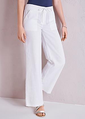 next ladies white trousers