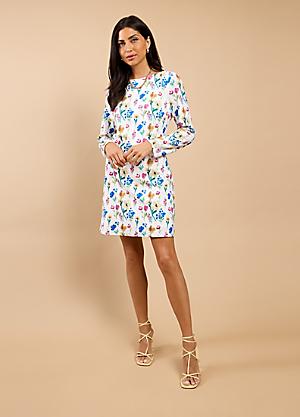 knee length dresses for ladies Little Mistress Lace Pleated Dress  CHIC Kuwait Luxury Outlet