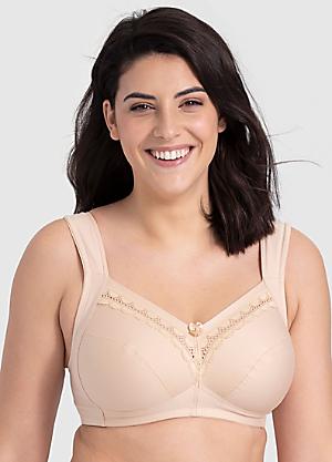 Miss Mary of Sweden Jacquard & Lace Underwired Bra with Side