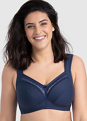 Buy Floret Women's T-Shirt Bra, Daina, Colour-Navy Blue, Size-36