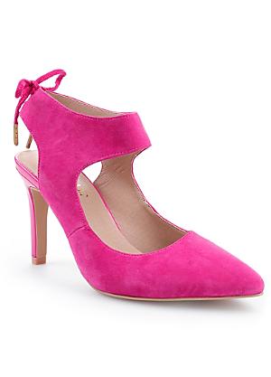 bright pink court shoes uk