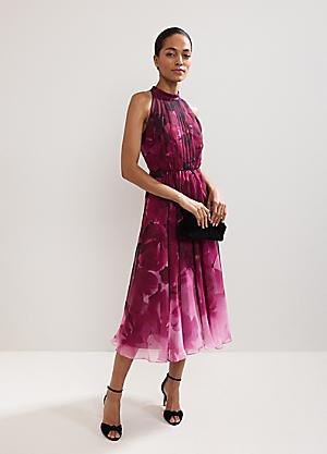 Phase Eight::ドレス:UK6[RESALE] Phase-Eight-Skylar-Midi-Dress~