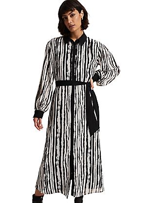 Phase eight black and white dress sale