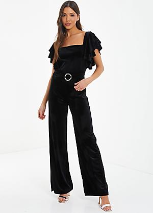 Quiz wide hot sale leg jumpsuit