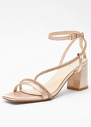 Quiz rose gold on sale heels