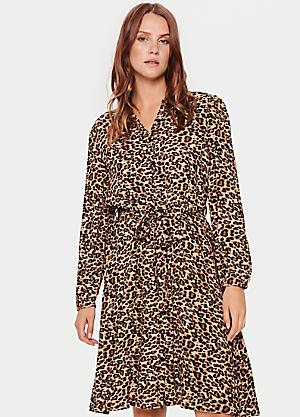 Saint tropez clearance leopard print dress