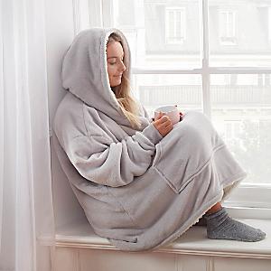 Silentnight Snugsie Oversized Hoodie Extra Warm with Reversible