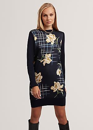 slim fit dress slacks Floral Organza Belted Maxi Shirt Dress | Liorral