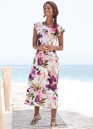 beach time dresses DEUUZHENQI Halter Neck Sundress for Women Beach Casual Cami Dresses Loose Fit Comfy Summer Long Dress 2026 Resort Wear, 2026 New Limited-time Off,