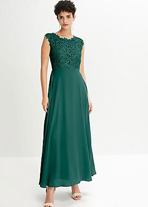 Ladies' Green Dresses, Emerald Green & Khaki