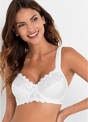 Buy DD-GG White Recycled Lace Comfort Full Cup Bra 38G | Bras | Argos