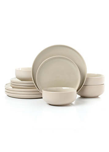 Mason Cash Classic Collection Cream Stoneware 12 Piece Dinner Set