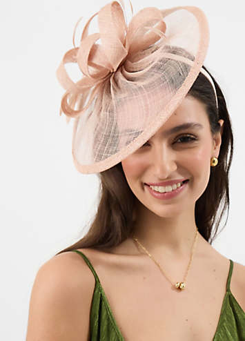 Structured Disc Fascinator Accessorize Bow Feather Disc Fascinator | Kaleidoscope