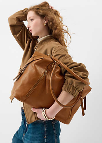 Accessorize Double Zip Shoulder Bag | Kaleidoscope