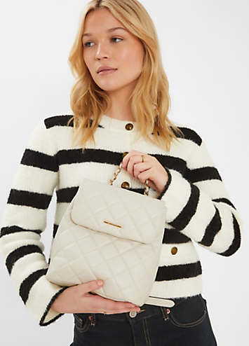 Accessorize Small Quilted Faux Leather Backpack | Kaleidoscope