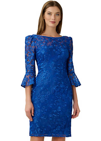 Adrianna Papell ’Rosie’ Embroidery Sheath Dress | Kaleidoscope