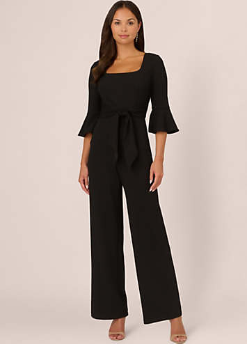 Adrianna-Papell-Knit-Crepe-Tie