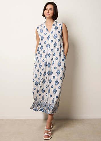Adrianna Papell Womens Gathered Waist Metallic Threaded Gown Blue Size 12 main image 0