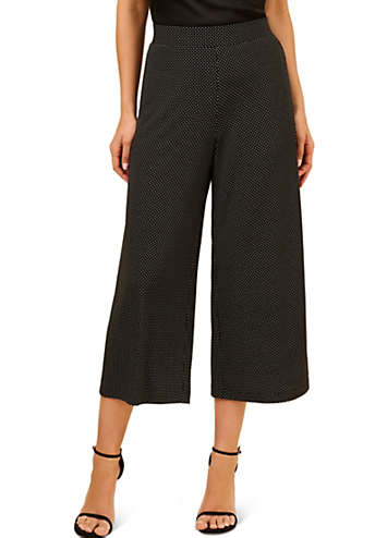 Adrianna Papell Printed Wide Leg Pull On Pant Kaleidoscope