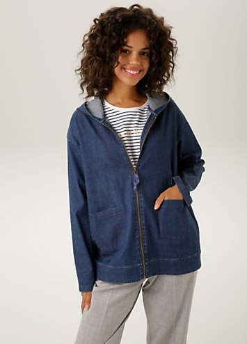 Polyester Denim Blouson