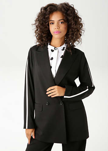 Ashton Textured Striped Blazer