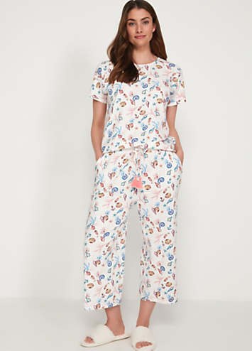 Anya Madsen Shell Culottes Pyjama Set | Kaleidoscope