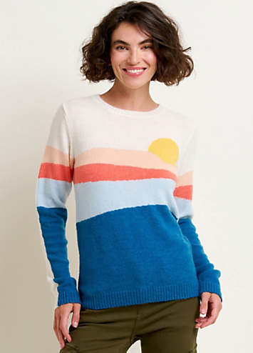 Brakeburn Autumn Landscape Knitted Jumper | Kaleidoscope