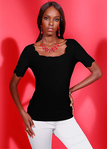 Creation L Square Neck Top | Kaleidoscope