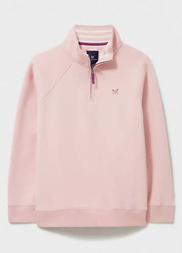 Acheter Sweat à capuche zippé Crew Clothing bleu from Luxembourg