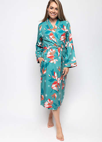 CyberJammies Coco Floral Print Long Dressing Gown