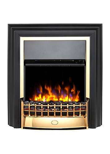 Dimplex Cheriton Deluxe Freestanding Fire Brass | Kaleidoscope